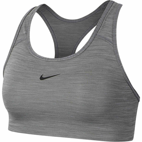 NIKE W NK DF SWSH 1PP BRA gris