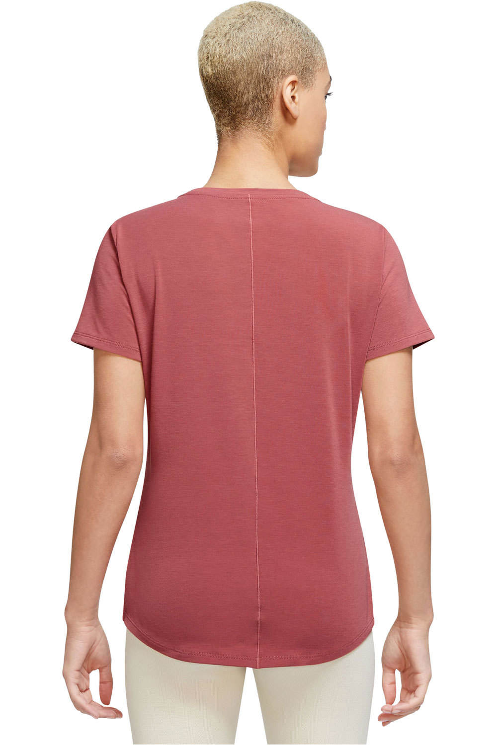 Nike camisetas fitness mujer Nike W NK ONE LUXE DF SS STD TOP vista trasera Nike camisetas fitness mujer Nike W NK ONE LUXE DF SS STD TOP vista trasera