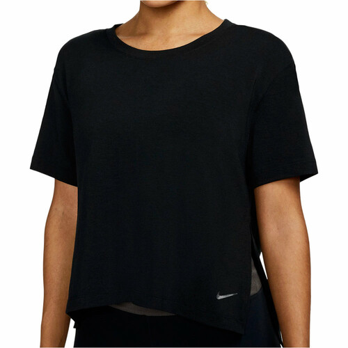 NIKE W NY DF S/S TOP negro