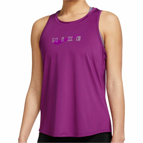 NIKE W NK ONE DF GX TANK morado
