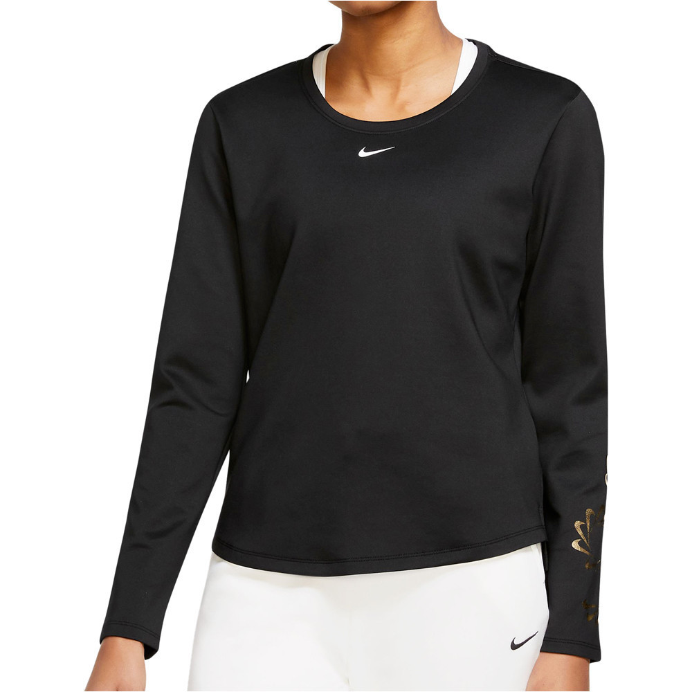 Nike sudaderas deportivas mujer Nike W NK ONE TF LS TOP GRX vista detalle Nike sudaderas deportivas mujer Nike W NK ONE TF LS TOP GRX vista detalle