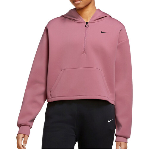 NIKE W NK DF HOODIE GRX rosa