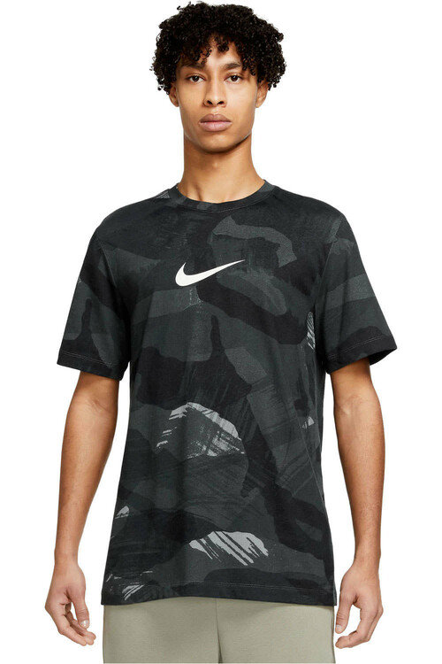 NIKE M NK DF TEE CAMO AOP negro