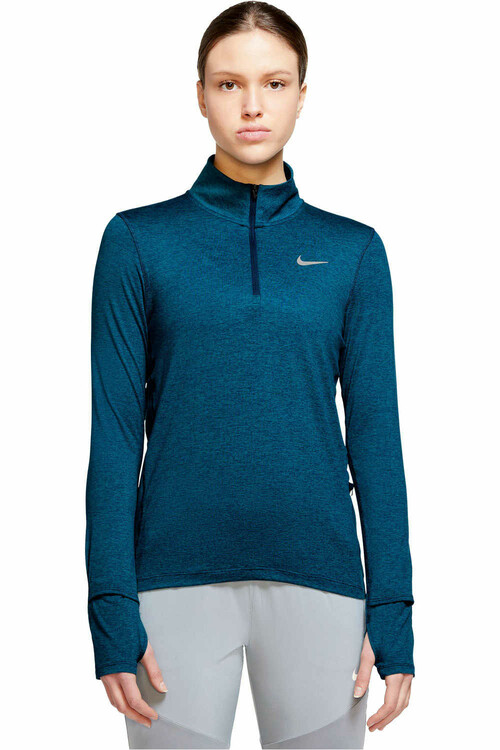 NIKE NK DF ELEMENT TOP HZ azul