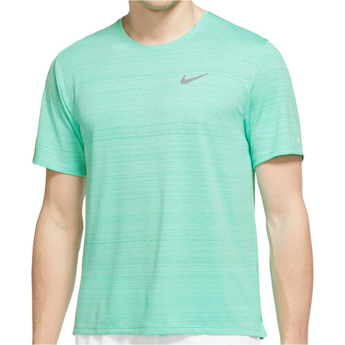 NIKE M NK DF MILER TOP SS verde
