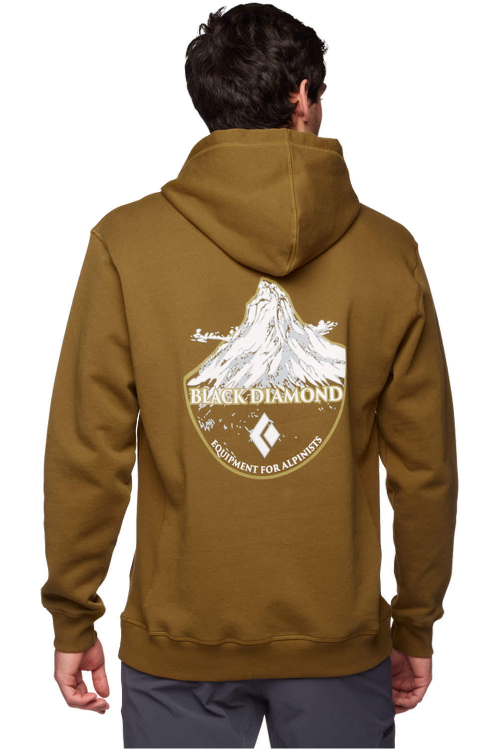 Black Diamond Sudaderas Montaña Hombre Black Diamond M BD MOUNTAIN BADGE HOODY vista trasera Black Diamond Sudaderas Montaña Hombre Black Diamond M BD MOUNTAIN BADGE HOODY vista trasera