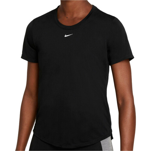 NIKE W NK ONE DF SS STD TOP negro