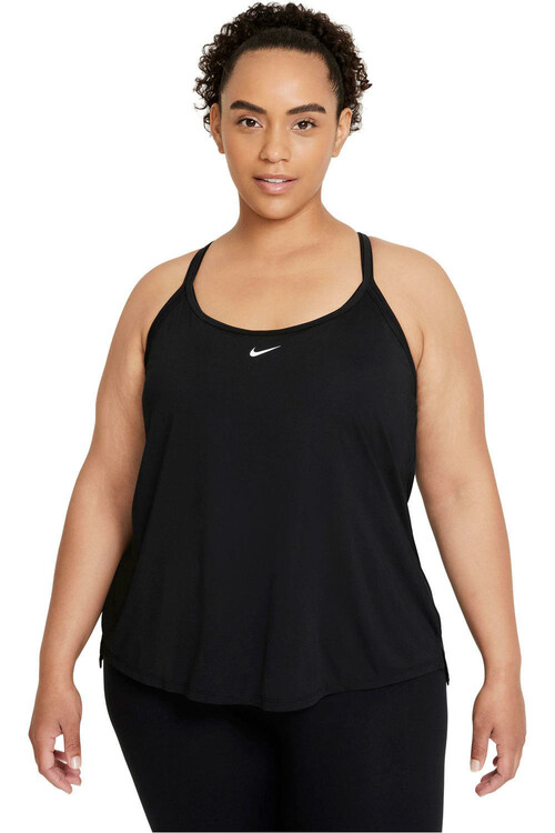 NIKE ONE DF ELSTKA STD TANK negro