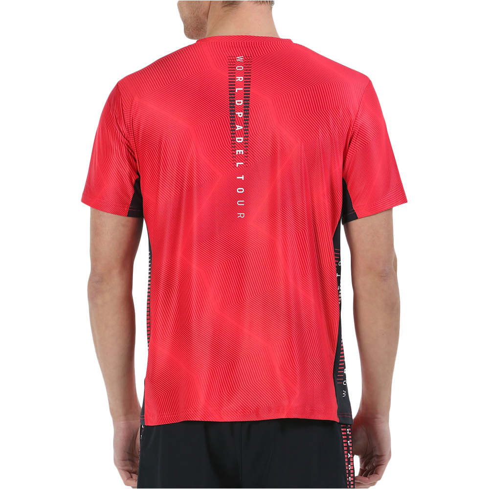 Bullpadel camiseta tenis manga corta hombre Bullpadel CAMISETA BULLPADEL ROGOR vista trasera Bullpadel camiseta tenis manga corta hombre Bullpadel CAMISETA BULLPADEL ROGOR vista trasera