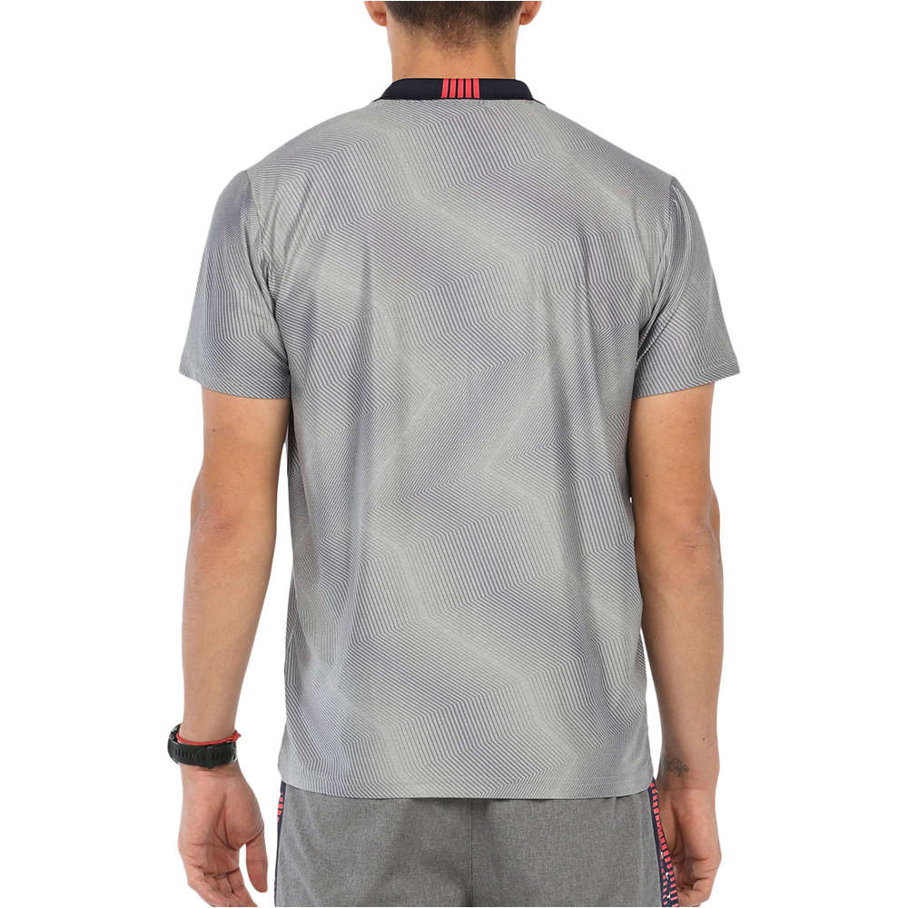 Bullpadel polo tenis manga corta hombre Bull Paddel POLO BULLPADEL REPRO vista trasera Bullpadel polo tenis manga corta hombre Bull Paddel POLO BULLPADEL REPRO vista trasera