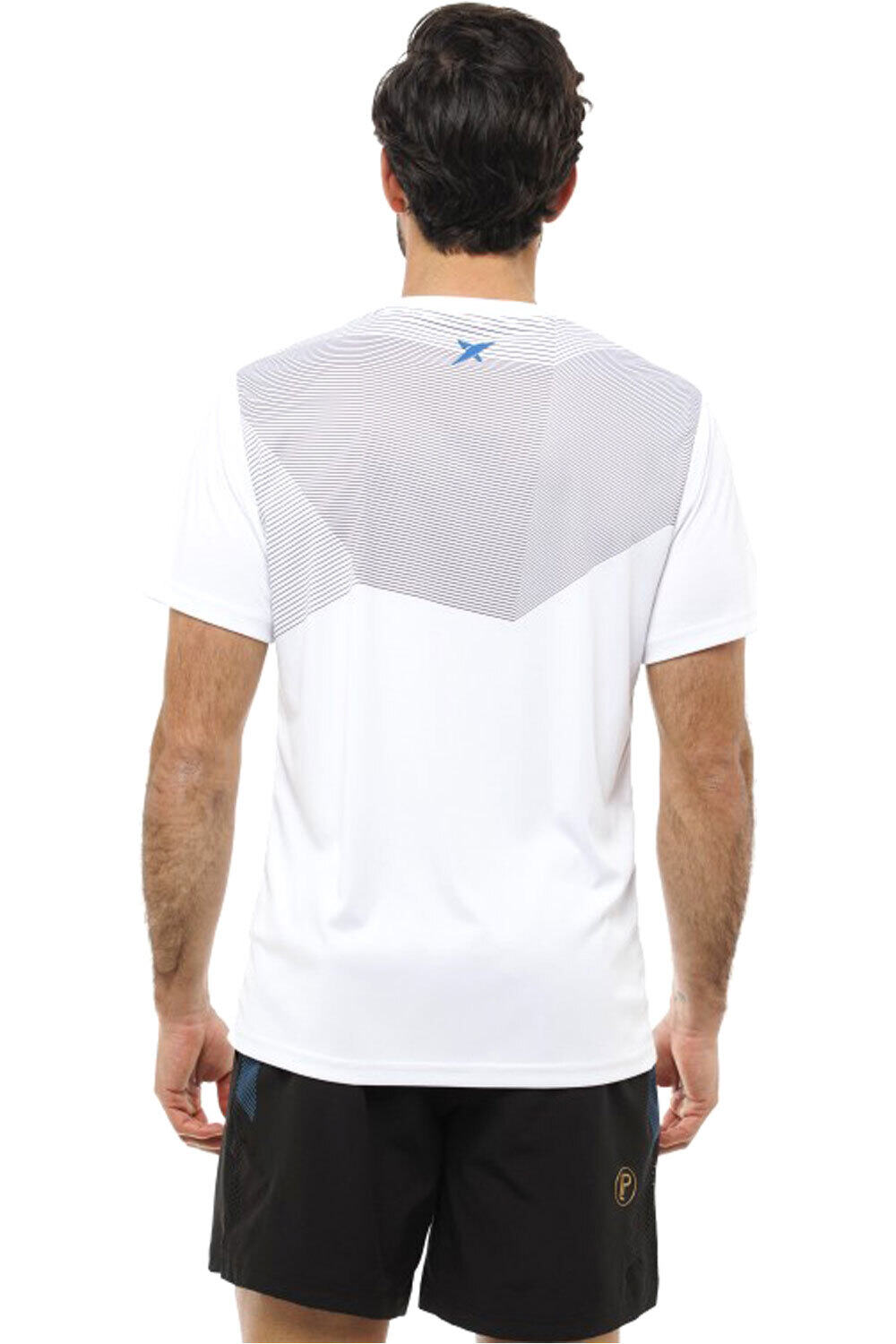 Dropshot camiseta tenis manga corta hombre Dropshot CAMISETA LIMA WHITE vista trasera Dropshot camiseta tenis manga corta hombre Dropshot CAMISETA LIMA WHITE vista trasera