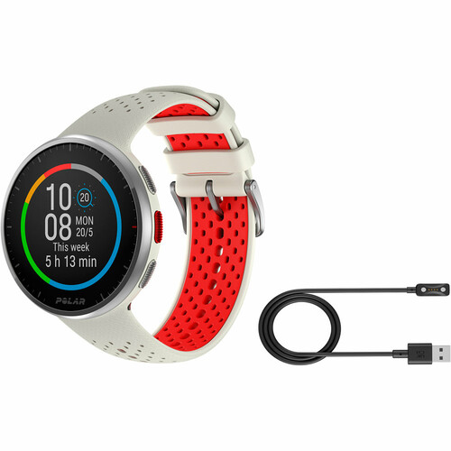 POLAR PACER PRO BLANCO ROJO