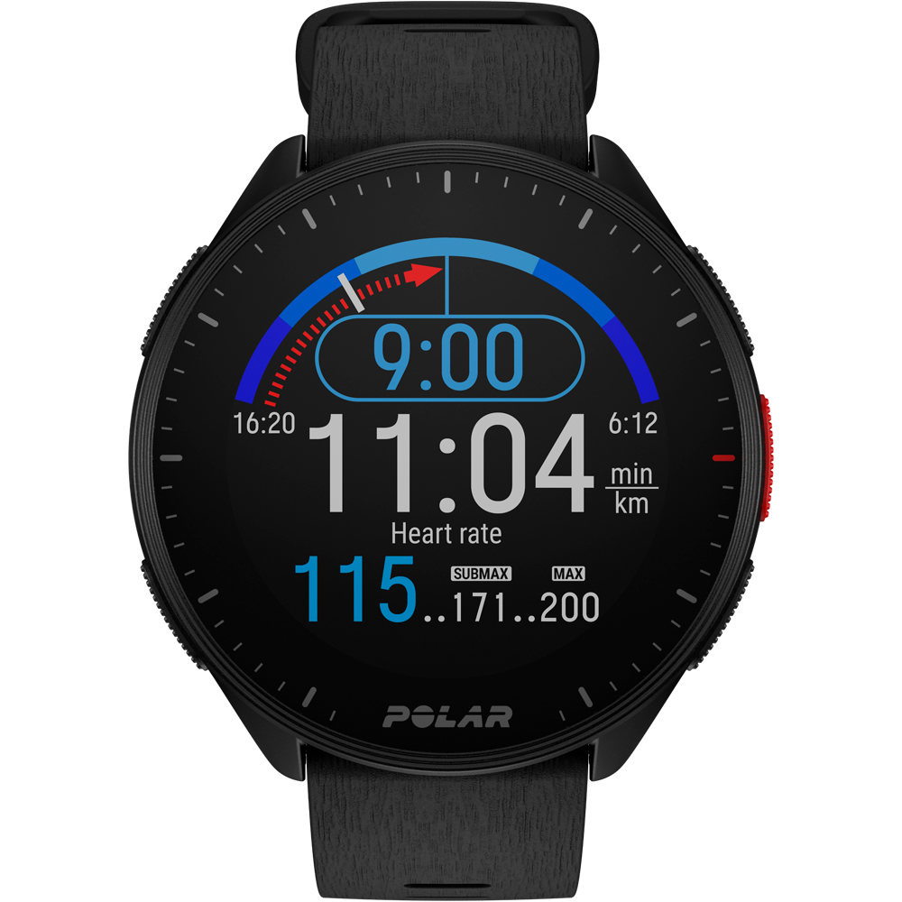 Polar pulsómetros con gps POLAR PACER BLK/BLK S-L 03 Polar pulsómetros con gps POLAR PACER BLK/BLK S-L 03