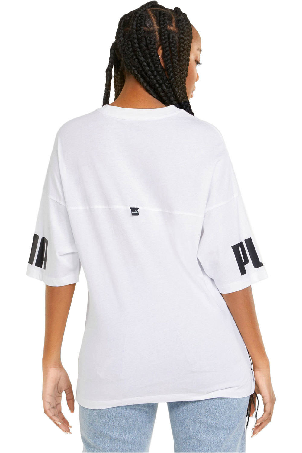 Puma camiseta manga corta mujer Puma Puma Power Colorbloc vista trasera Puma camiseta manga corta mujer Puma Puma Power Colorbloc vista trasera