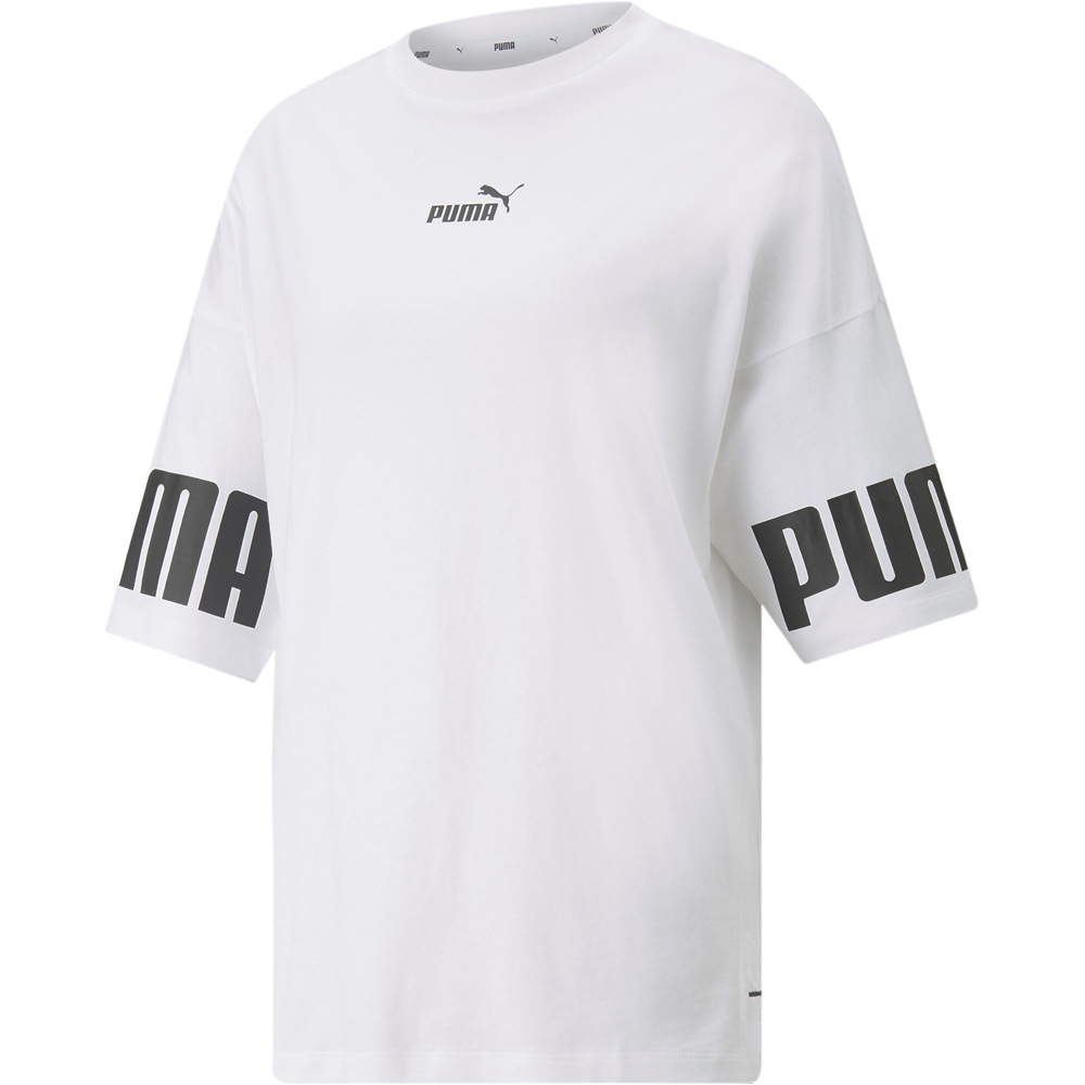 Puma camiseta manga corta mujer Puma Puma Power Colorbloc vista detalle Puma camiseta manga corta mujer Puma Puma Power Colorbloc vista detalle