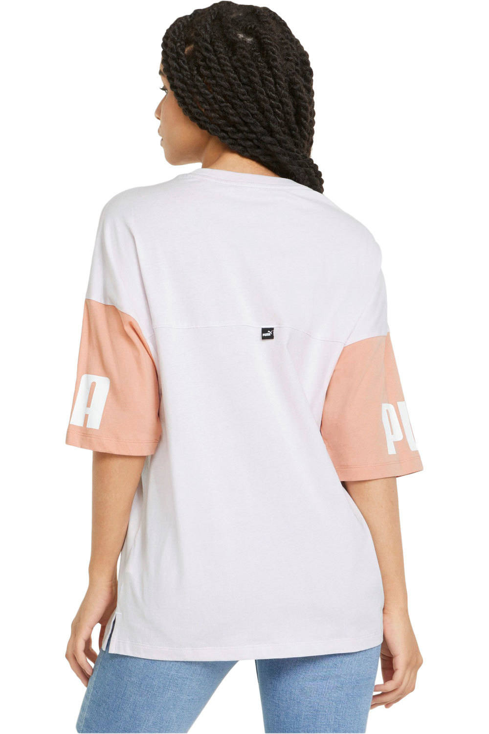 Puma camiseta manga corta mujer Puma Puma Power Colorbloc vista trasera Puma camiseta manga corta mujer Puma Puma Power Colorbloc vista trasera