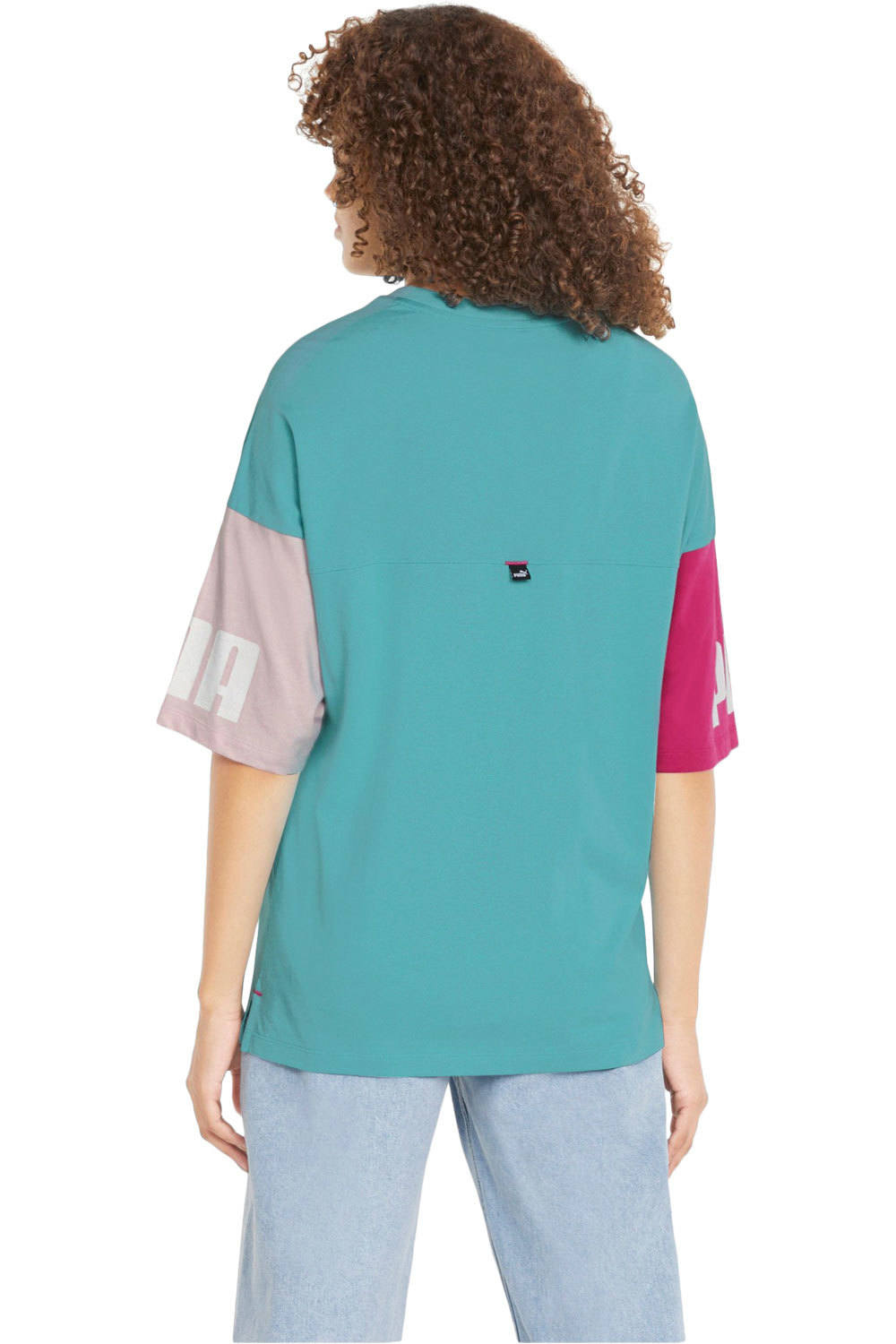 Puma camiseta manga corta mujer Puma Puma Power Colorbloc vista trasera Puma camiseta manga corta mujer Puma Puma Power Colorbloc vista trasera