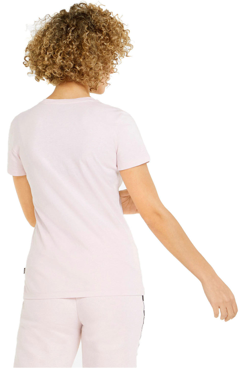 Puma camiseta manga corta mujer Puma ESS+ Metallic Logo T vista trasera Puma camiseta manga corta mujer Puma ESS+ Metallic Logo T vista trasera