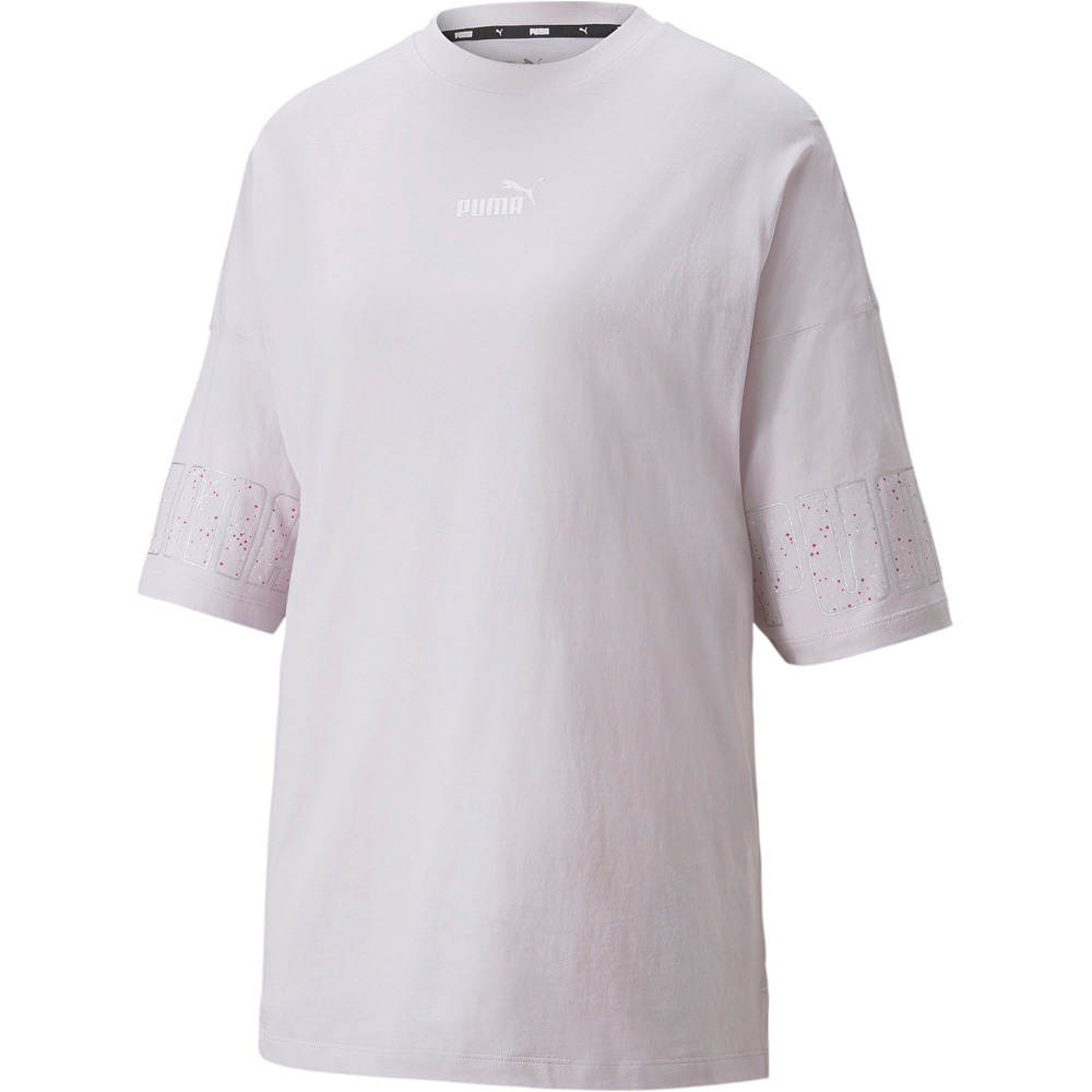 Puma camiseta manga corta mujer Puma Puma Power Colorbloc vista detalle Puma camiseta manga corta mujer Puma Puma Power Colorbloc vista detalle
