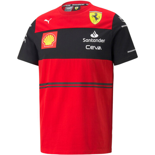 PUMA SF TEAM KIDS TEE rojo