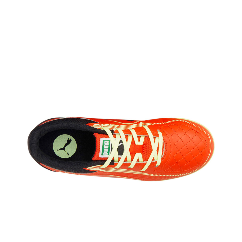 Puma botas fútbol sala niño Puma TRUCO II Jr vista trasera Puma botas fútbol sala niño Puma TRUCO II Jr vista trasera