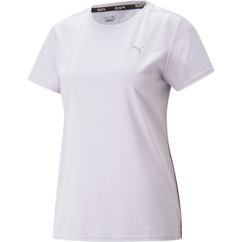 PUMA RUN FAVORITE SS TEE morado