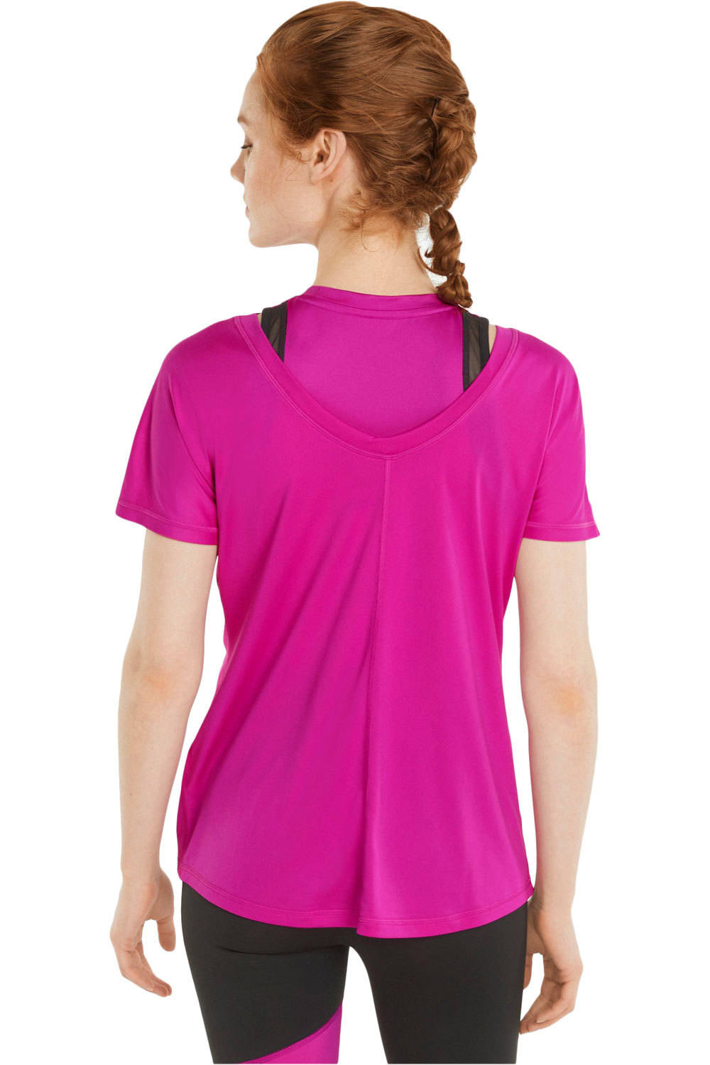 Puma camisetas fitness mujer Puma Train Favorite Jerse vista trasera Puma camisetas fitness mujer Puma Train Favorite Jerse vista trasera