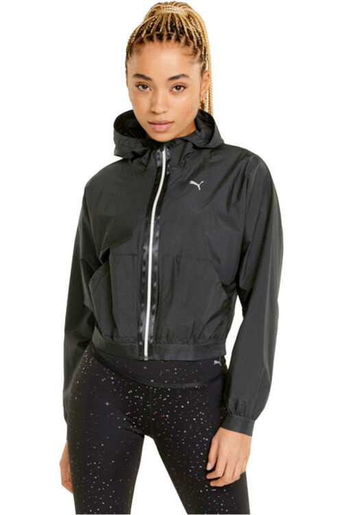 PUMA STARDUST WOVEN JACKE negro