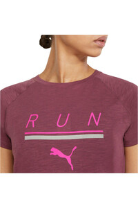 Puma camiseta entrenamiento manga corta mujer Puma RUN 5K LOGO SS TEE W vista detalle Puma camiseta entrenamiento manga corta mujer Puma RUN 5K LOGO SS TEE W vista detalle