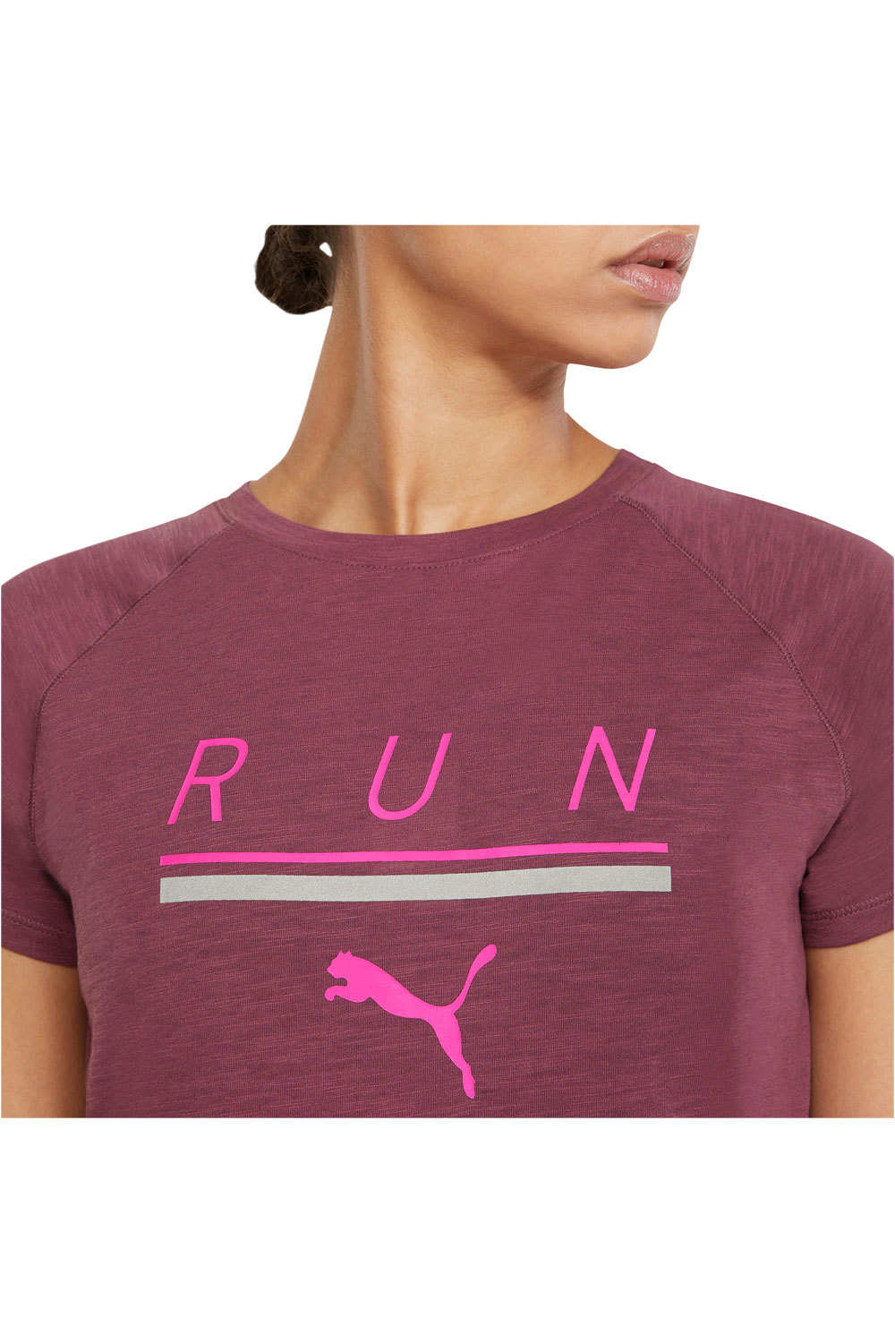 Puma camiseta entrenamiento manga corta mujer Puma RUN 5K LOGO SS TEE W vista detalle Puma camiseta entrenamiento manga corta mujer Puma RUN 5K LOGO SS TEE W vista detalle