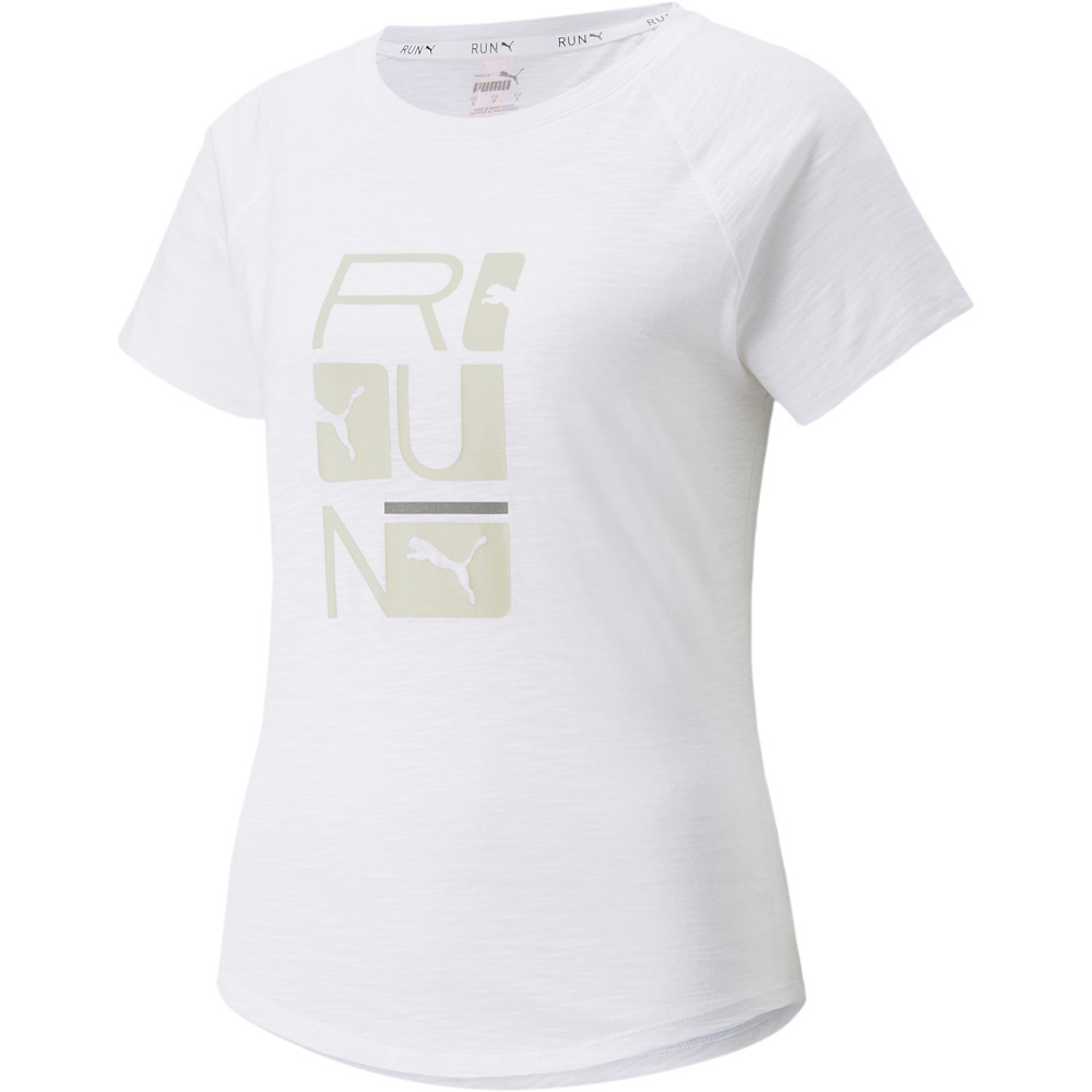 Puma camiseta entrenamiento manga corta mujer Puma RUN 5K LOGO SS TEE W vista detalle Puma camiseta entrenamiento manga corta mujer Puma RUN 5K LOGO SS TEE W vista detalle