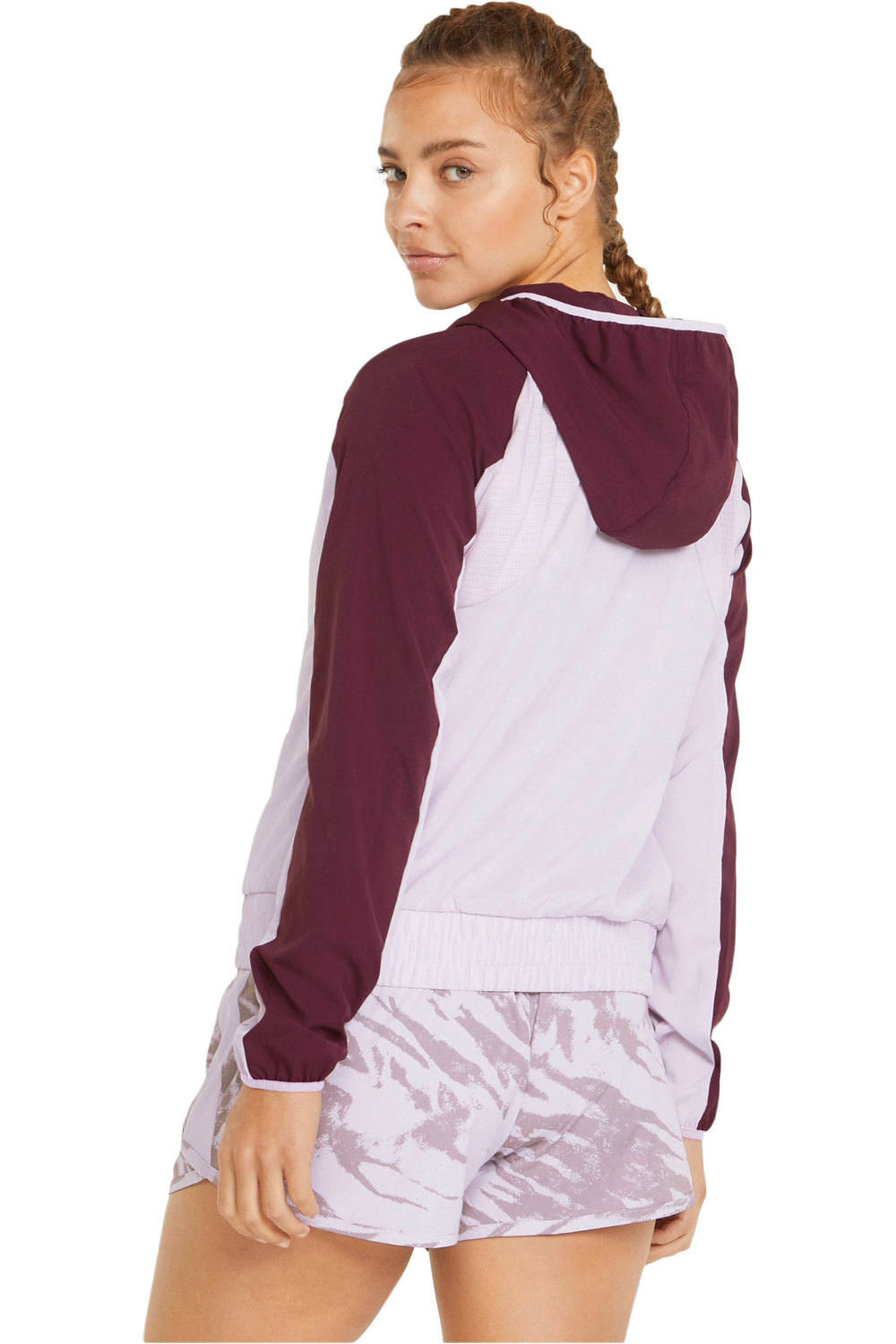 Puma camiseta técnica manga larga mujer Puma RUN 5K WOVEN JACKET vista trasera Puma camiseta técnica manga larga mujer Puma RUN 5K WOVEN JACKET vista trasera