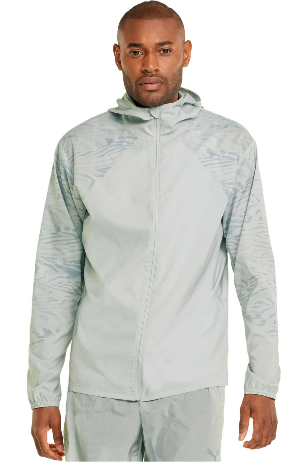 Puma camiseta técnica manga larga hombre Puma RUN GRAPHIC HOODED J vista frontal Puma camiseta técnica manga larga hombre Puma RUN GRAPHIC HOODED J vista frontal