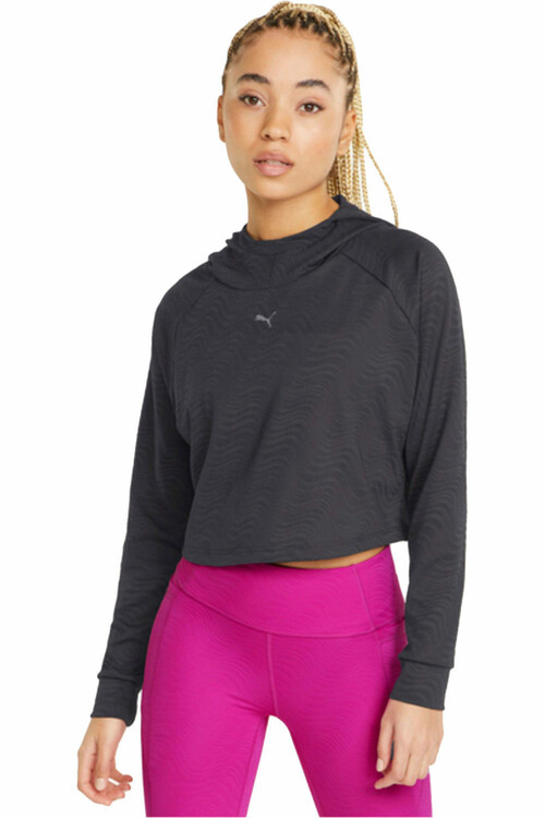 PUMA FLAWLESS PULLOVER HO negro