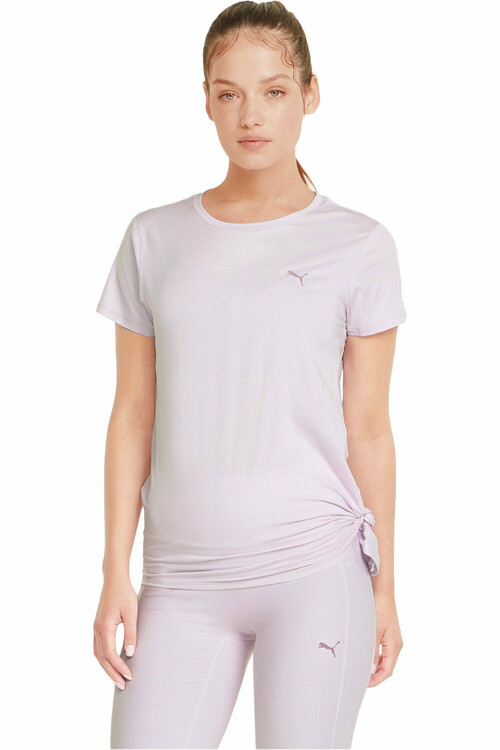 PUMA STUDIO OVERSIZED TEE morado