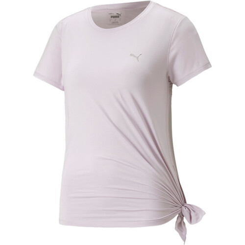 PUMA STUDIO OVERSIZED TEE morado