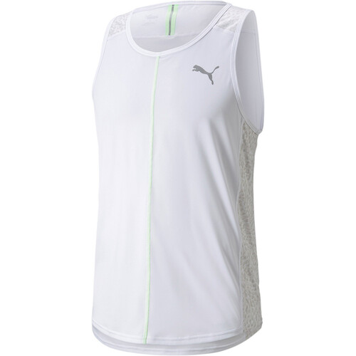 PUMA RUN GRAPHIC SINGLET blanco