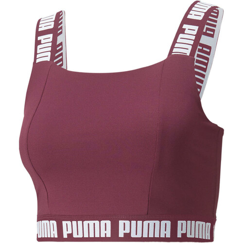 PUMA PUMA STRONG CROP TOP rojo