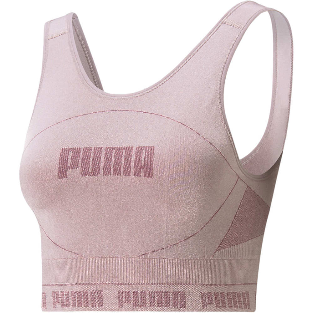 Puma sujetadores deportivos Puma Evoknit Crop Top vista detalle Puma sujetadores deportivos Puma Evoknit Crop Top vista detalle