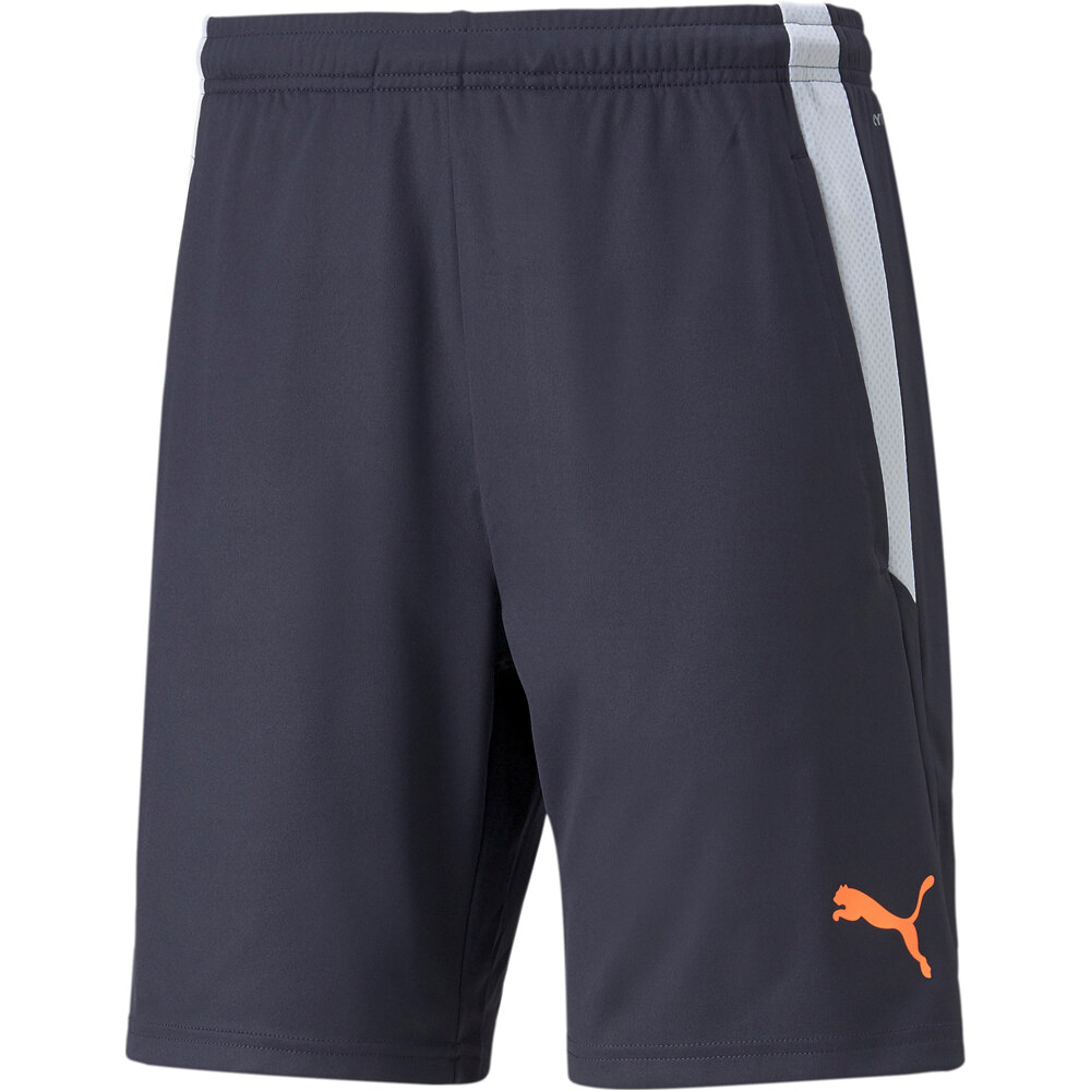 Puma pantalones cortos futbol Puma teamLIGA Training Sh vista frontal Puma pantalones cortos futbol Puma teamLIGA Training Sh vista frontal