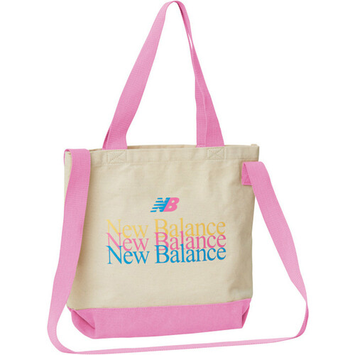 NEW BALANCE CANVAS 2 WAY TOTE rosa