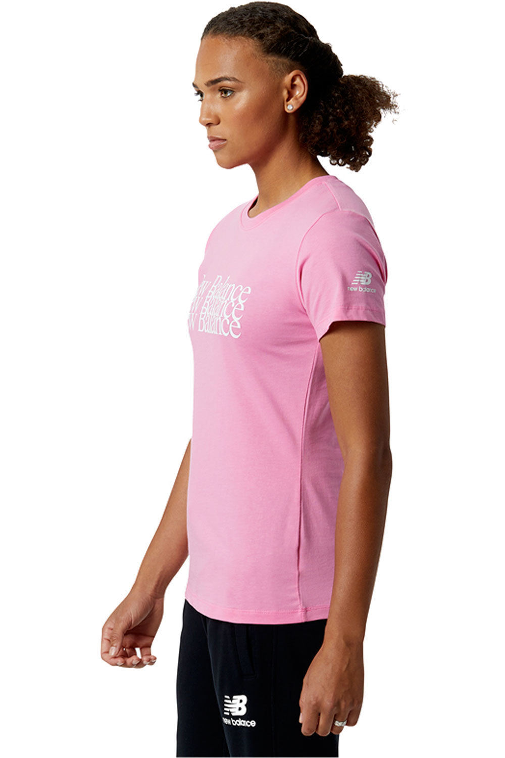 New Balance camiseta manga corta mujer New Balance NB Essentials Celebrate Tee vista trasera New Balance camiseta manga corta mujer New Balance NB Essentials Celebrate Tee vista trasera
