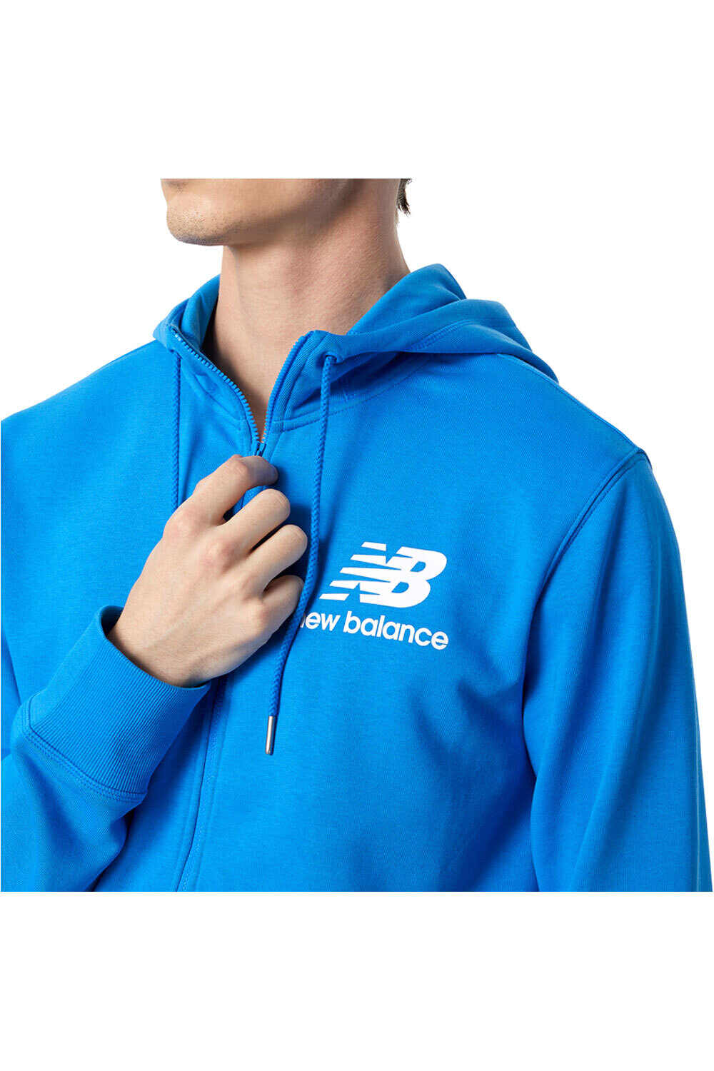 New Balance sudadera hombre New Balance NB Essentials Stacked Full Zip Hoodie 03 New Balance sudadera hombre New Balance NB Essentials Stacked Full Zip Hoodie 03