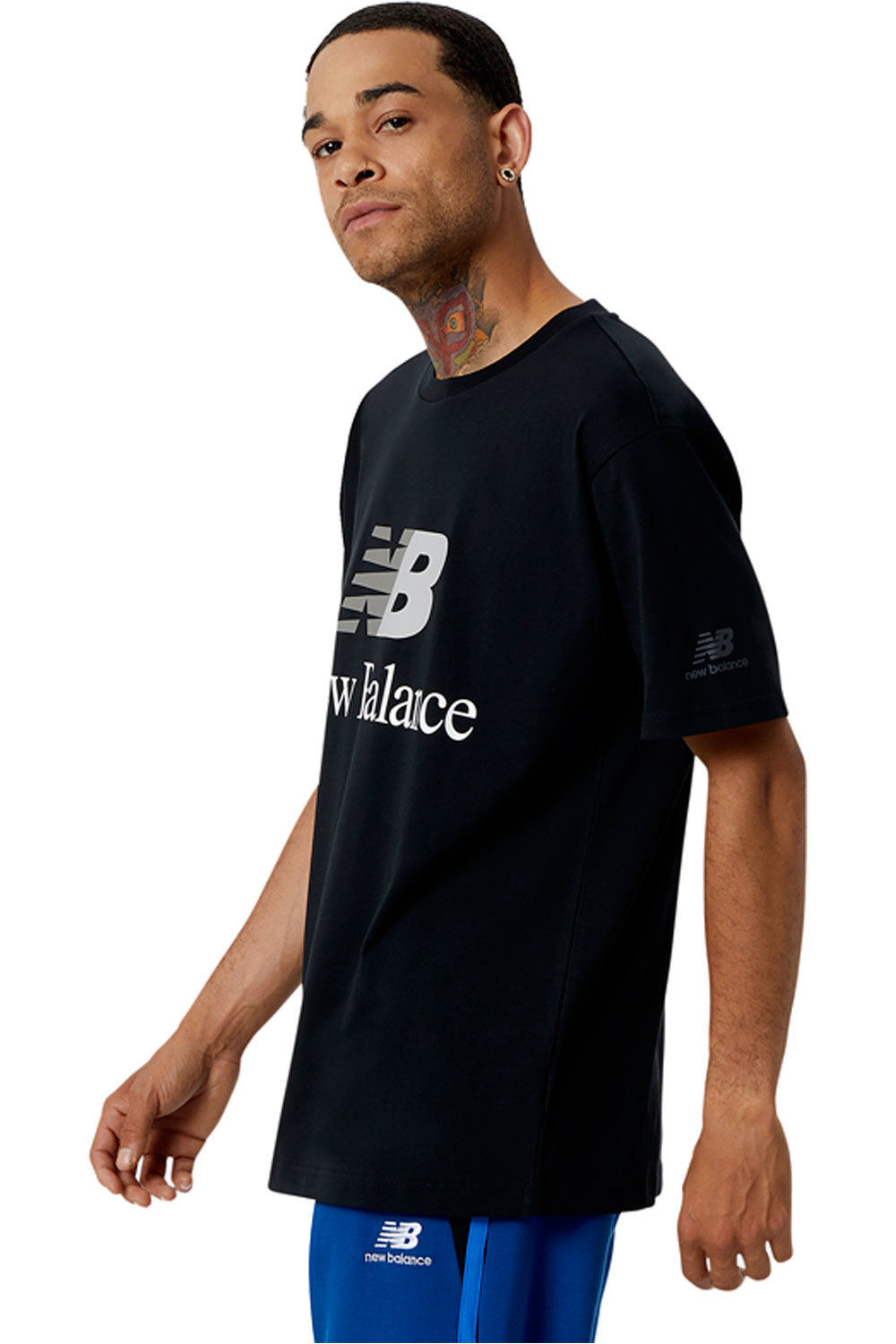 New Balance camiseta manga corta hombre New Balance NB Essentials Celebrate Split Logo Tee vista trasera New Balance camiseta manga corta hombre New Balance NB Essentials Celebrate Split Logo Tee vista trasera