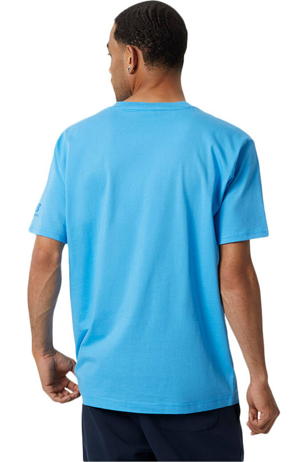 New Balance camiseta manga corta hombre New Balance NB Essentials Celebrate Split Logo Tee vista trasera New Balance camiseta manga corta hombre New Balance NB Essentials Celebrate Split Logo Tee vista trasera