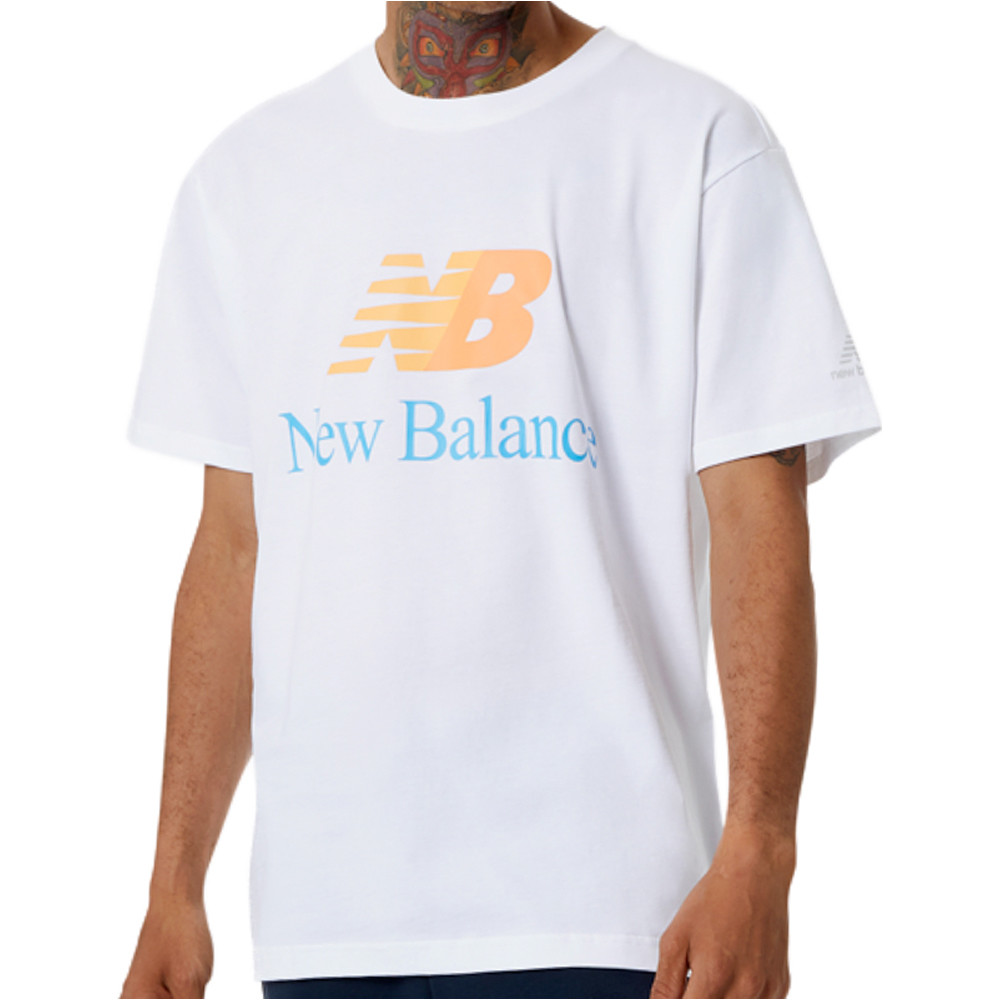 New Balance camiseta manga corta hombre New Balance NB Essentials Celebrate Split Logo Tee 04 New Balance camiseta manga corta hombre New Balance NB Essentials Celebrate Split Logo Tee 04