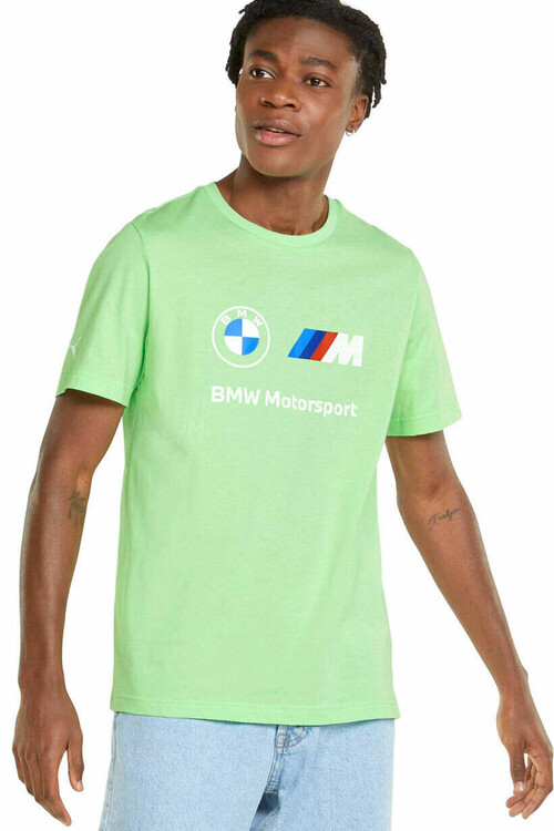 PUMA BMW MMS ESS LOGO TEE verde