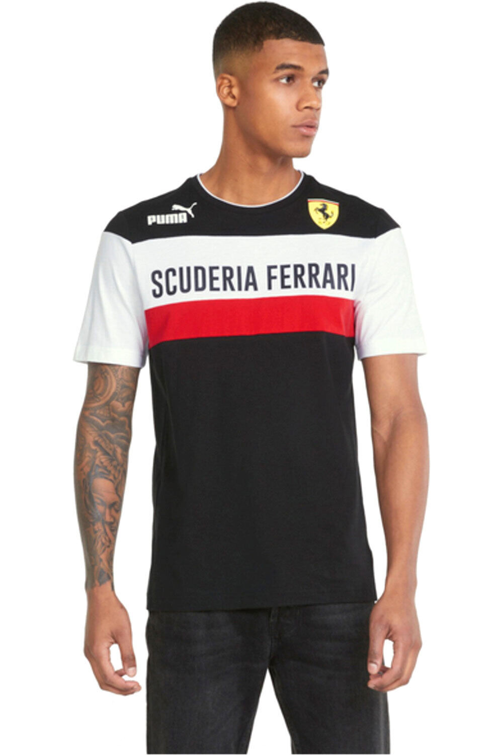 Puma camiseta manga corta hombre Puma Ferrari Race SDS Tee vista frontal Puma camiseta manga corta hombre Puma Ferrari Race SDS Tee vista frontal