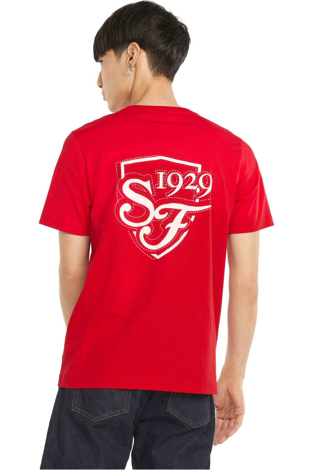 Puma camiseta manga corta hombre Puma Ferrari Race Graphic vista trasera Puma camiseta manga corta hombre Puma Ferrari Race Graphic vista trasera