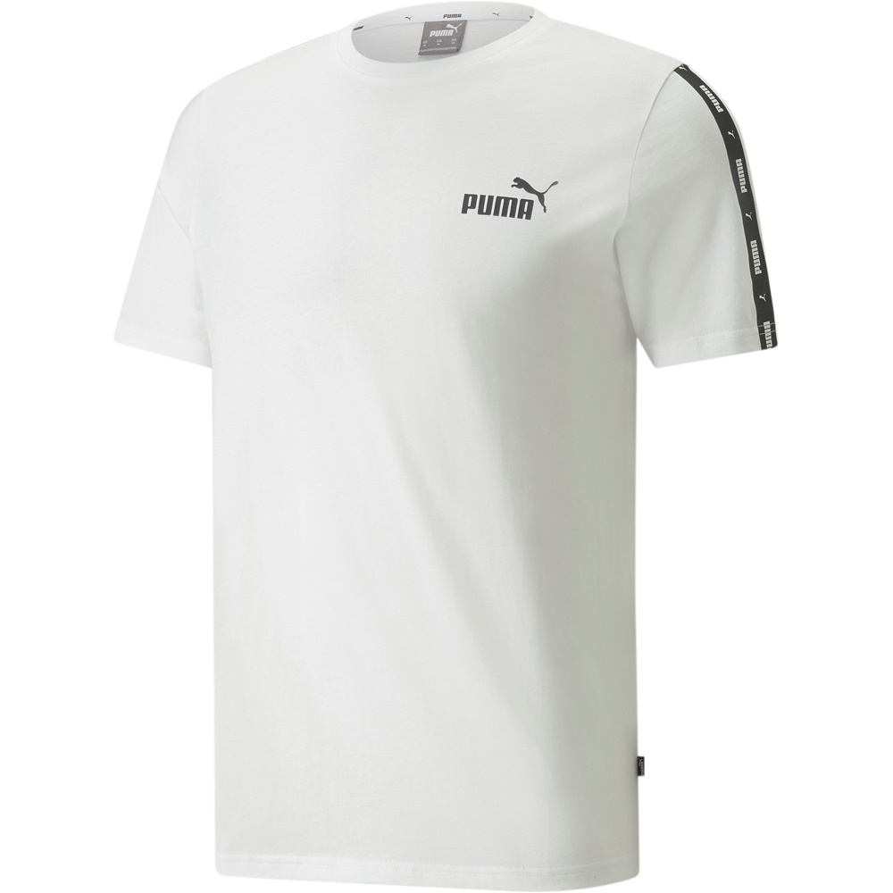 Puma camiseta manga corta hombre Puma ESS+ Tape Tee vista detalle Puma camiseta manga corta hombre Puma ESS+ Tape Tee vista detalle
